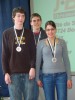 Finale de groupes pistolet juniors, 2ème rang pour Bulle 1, composé d'Eliane Dohner, Samuel Grangier et Nicolas Gachoud.